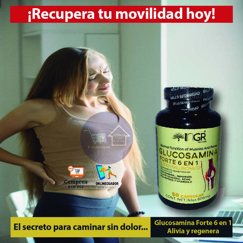 PROMO 2 frascos de GLUCOSAMINA FORTE 6 en 1